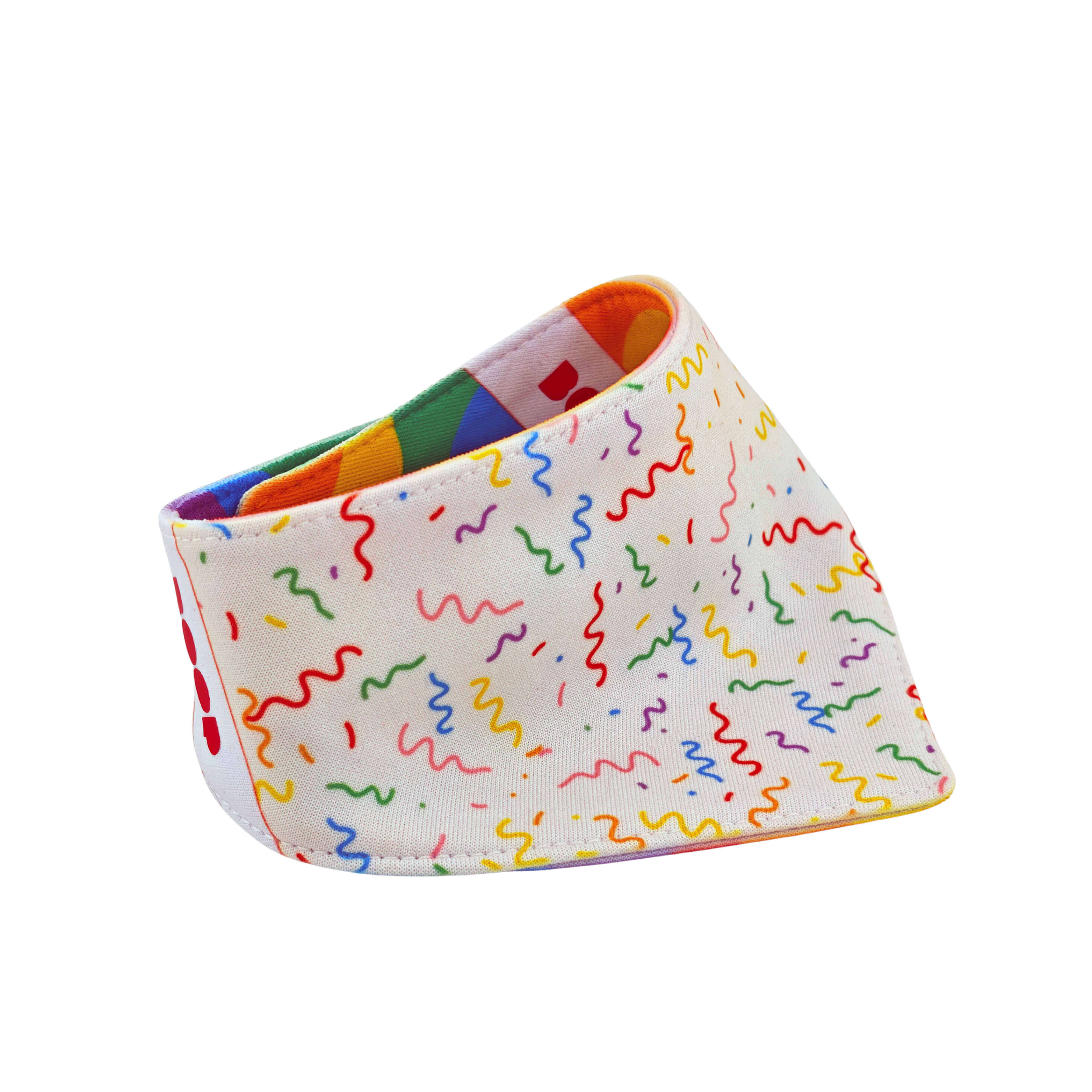 Reversible Bandana | Rainbow - Confetti